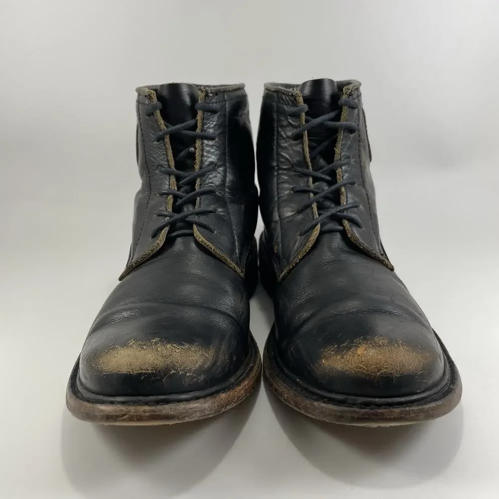 Harley Davidson Barrineau 5.5-In Black Label Boots Mens Size 7.5 Lace Up Chukka